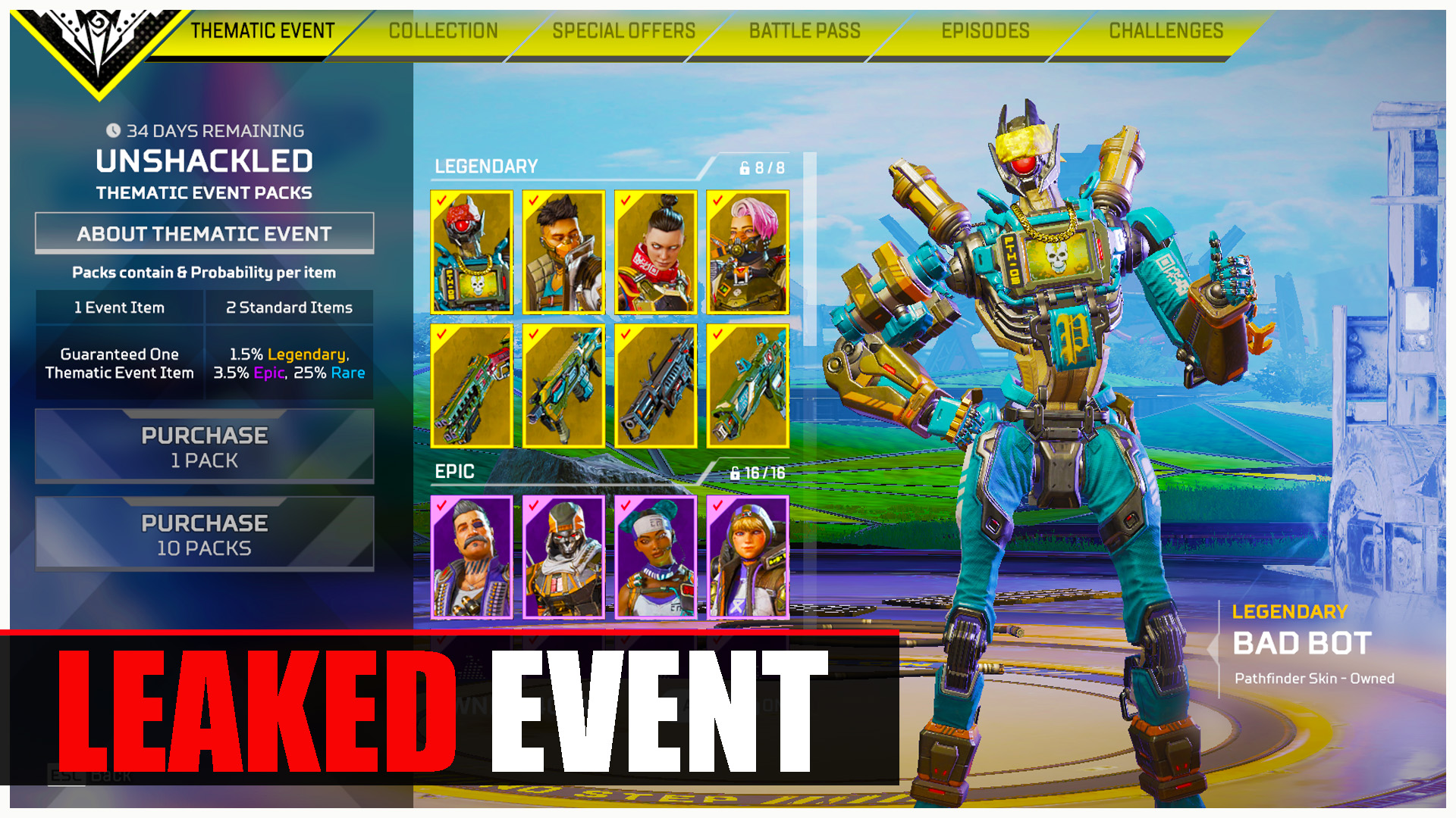 Apex Unshackled Event Leaked!